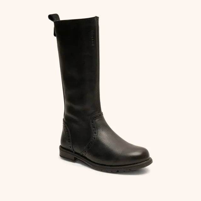 Bisgaard Myra Lamb støvle black lammeskind