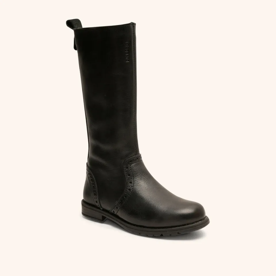 Bisgaard Myra Lamb støvle black lammeskind