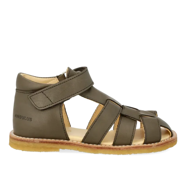 Angulus Begynder sandal velcro lukket tå