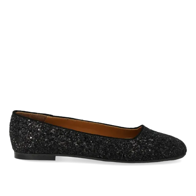 Angulus Ballerina glitter funklende sølv