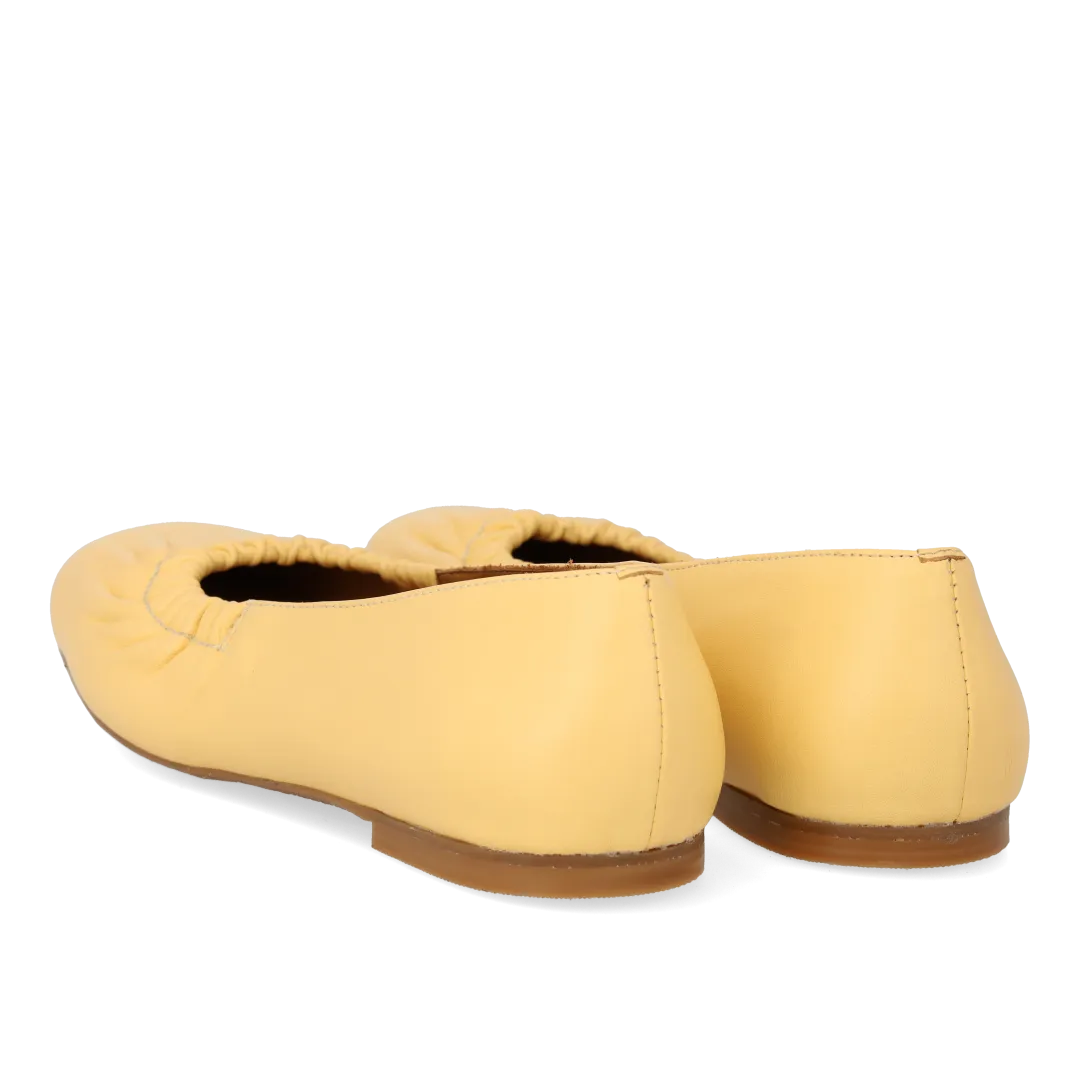 Angulus minimalistisk ballerina damesko i læder