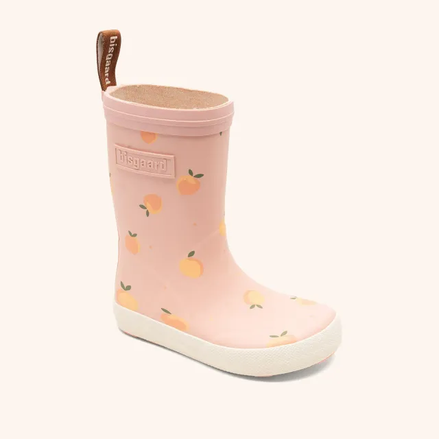 Bisgaard Barefoot High Rubber gummistøvle peach