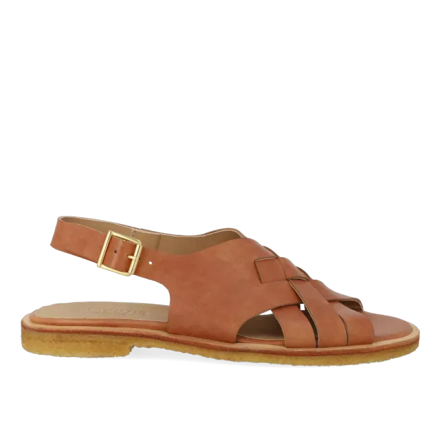 Angulus Fletsandal damesandal læder ankelstrop 36-44