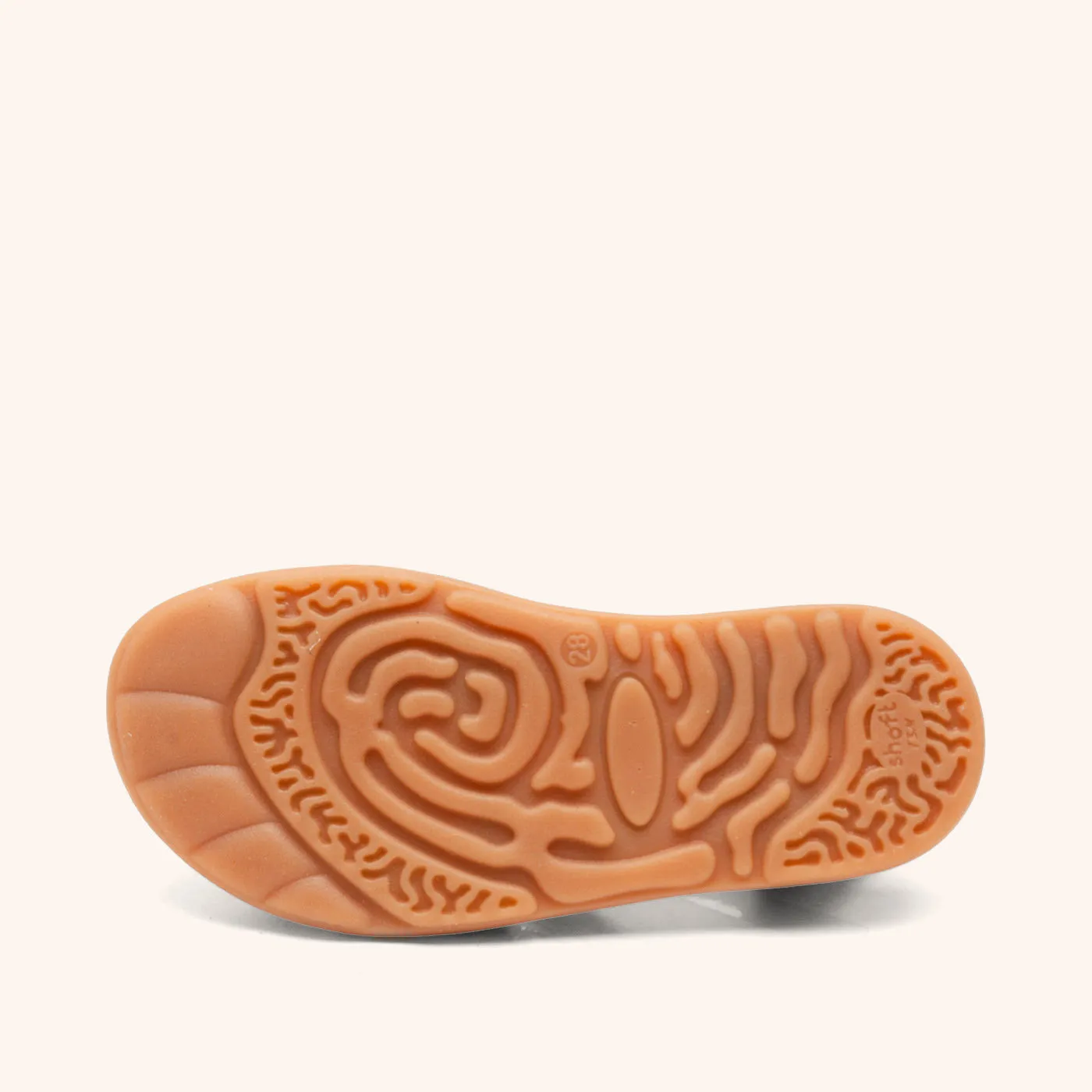 Bisgaard Barefoot Alison barfodssandal creme lukket tå