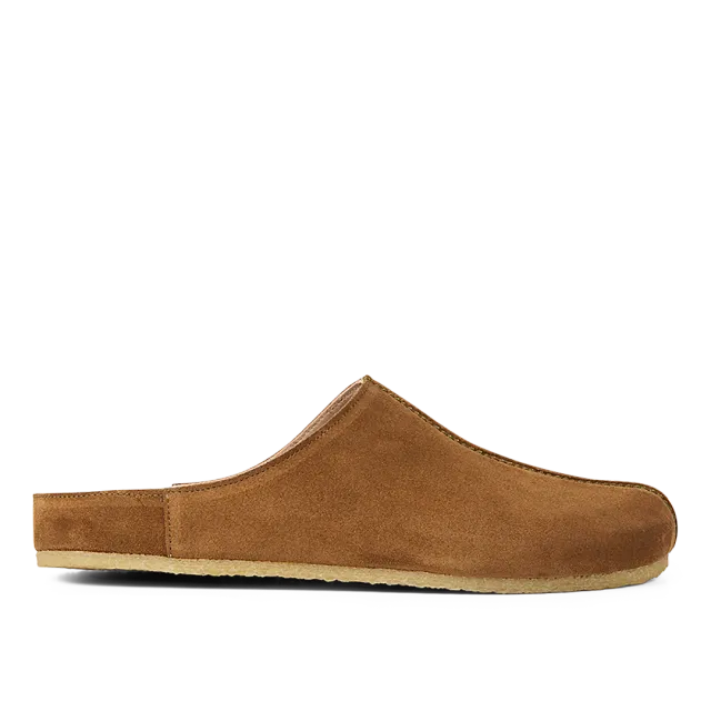 Angulus Fodseng Mule sandaler ruskind til herre