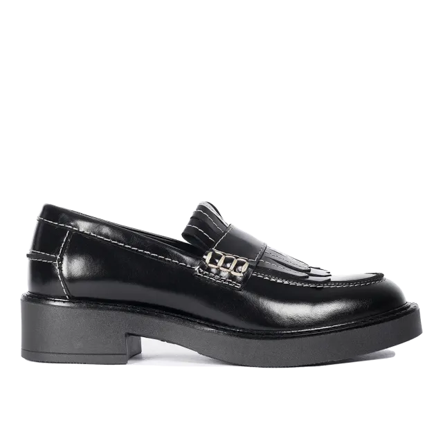 Angulus Chunky Penny loafer dame frynser
