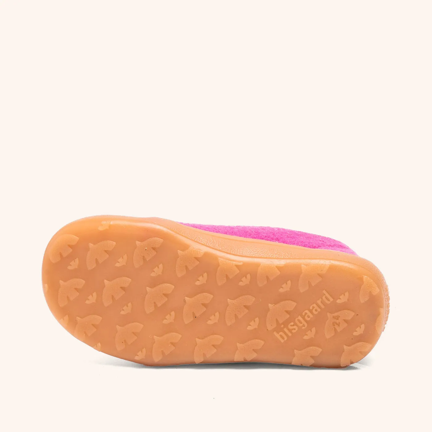 Bisgaard Pav hjemmesko deep pink uld