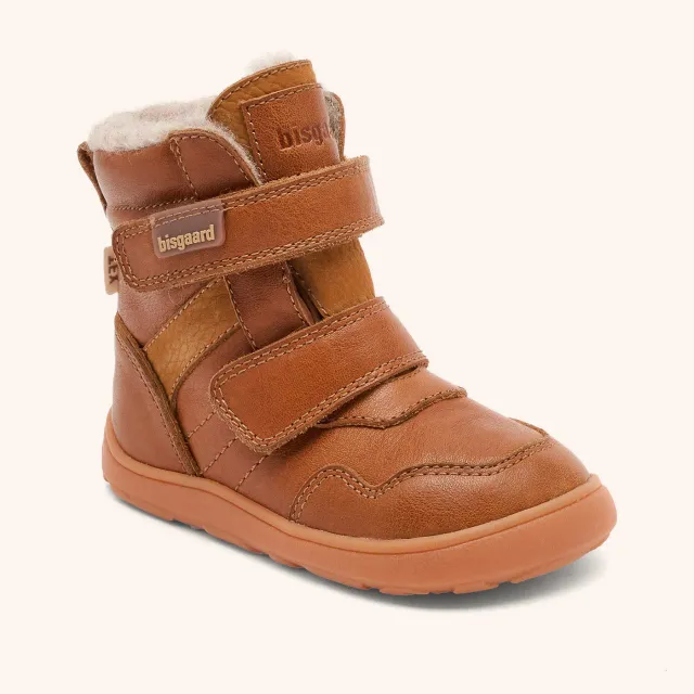 Bisgaard Barefoot Thorsten Tex vinterstøvle cognac varm