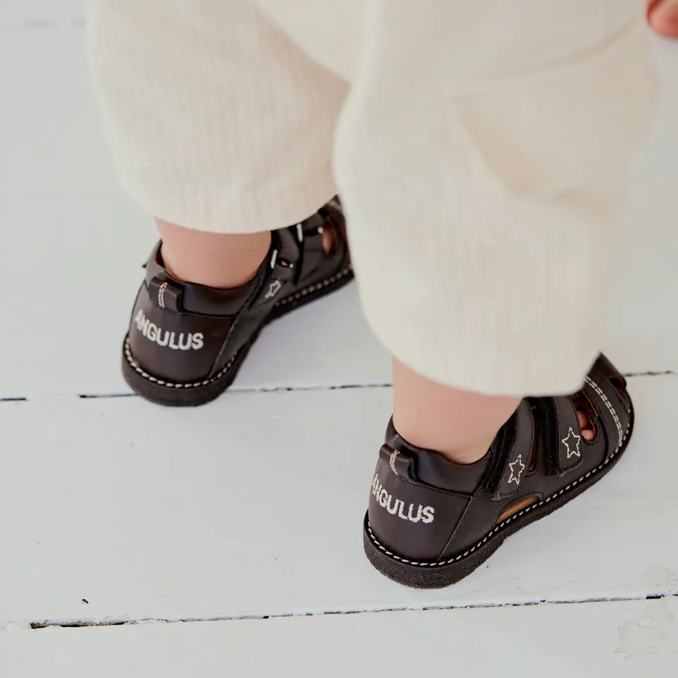 Angulus Sandal stjernebroderi børn rummelig 20-25