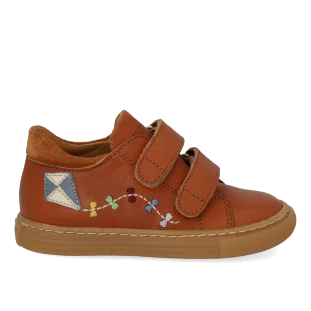 Angulus Sneaker med drage begyndersko velcro