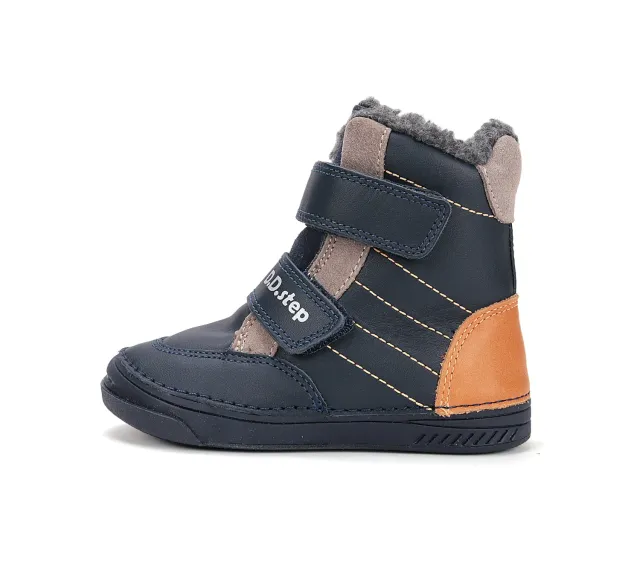 D.D.Step W040-52404B vinterstøvler dreng varm