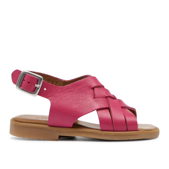 Angulus Fletsandal åben tå børn spændelukning glitter
