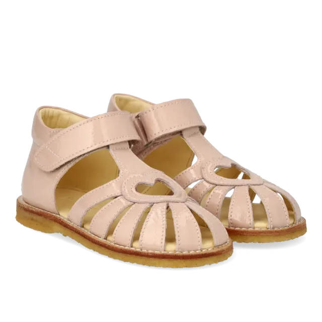 Angulus Begynder Hjertesandal begyndersko velcro