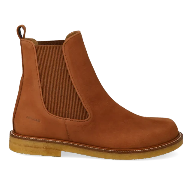 Angulus Chelsea stikning dame bred str 37-42 læder