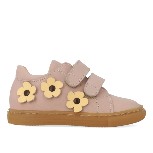 Angulus Begynder Sneaker Blomster sneakers str 19-25 læder