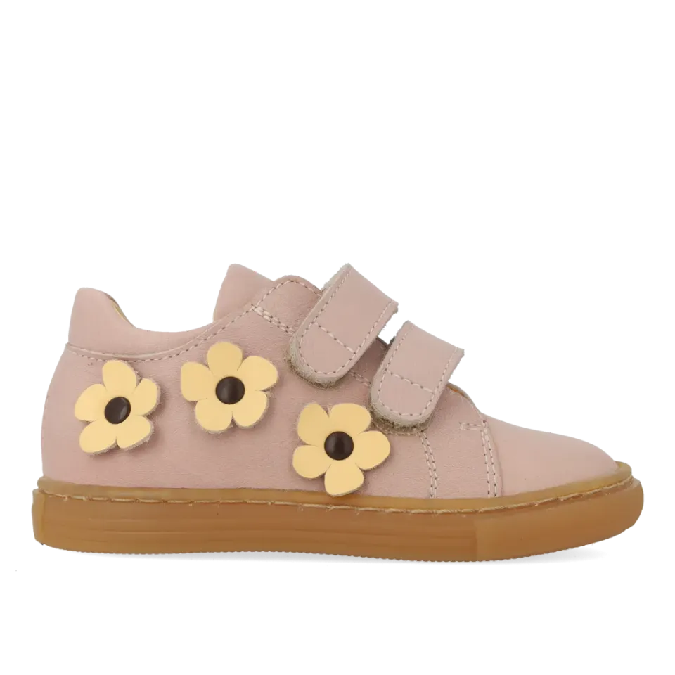 Angulus Begynder Sneaker Blomster sneakers str 19-25 læder