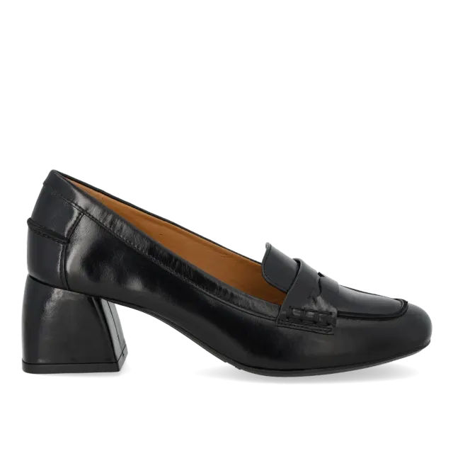 Angulus Pump pumps i læder med 5 cm hæl penny