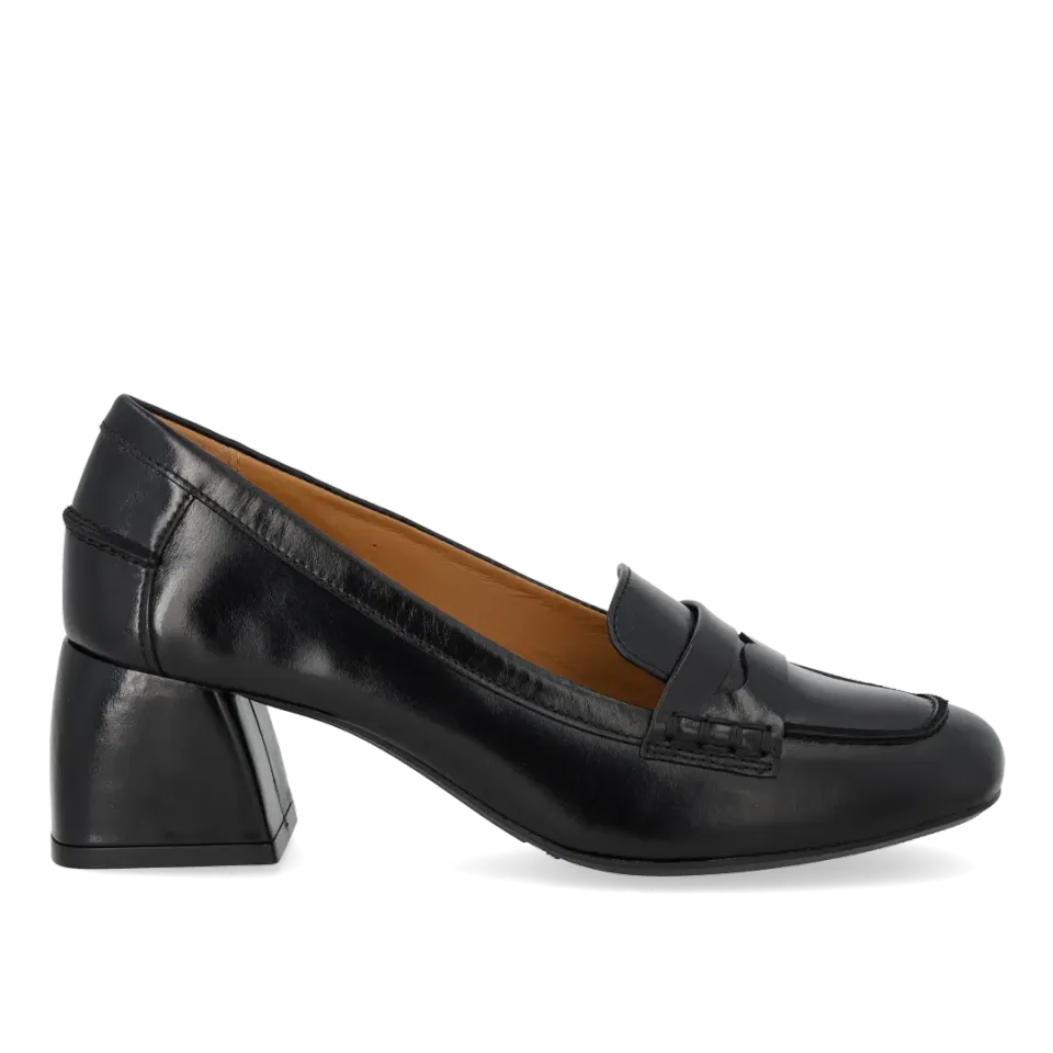 Angulus Pump pumps i læder med 5 cm hæl penny