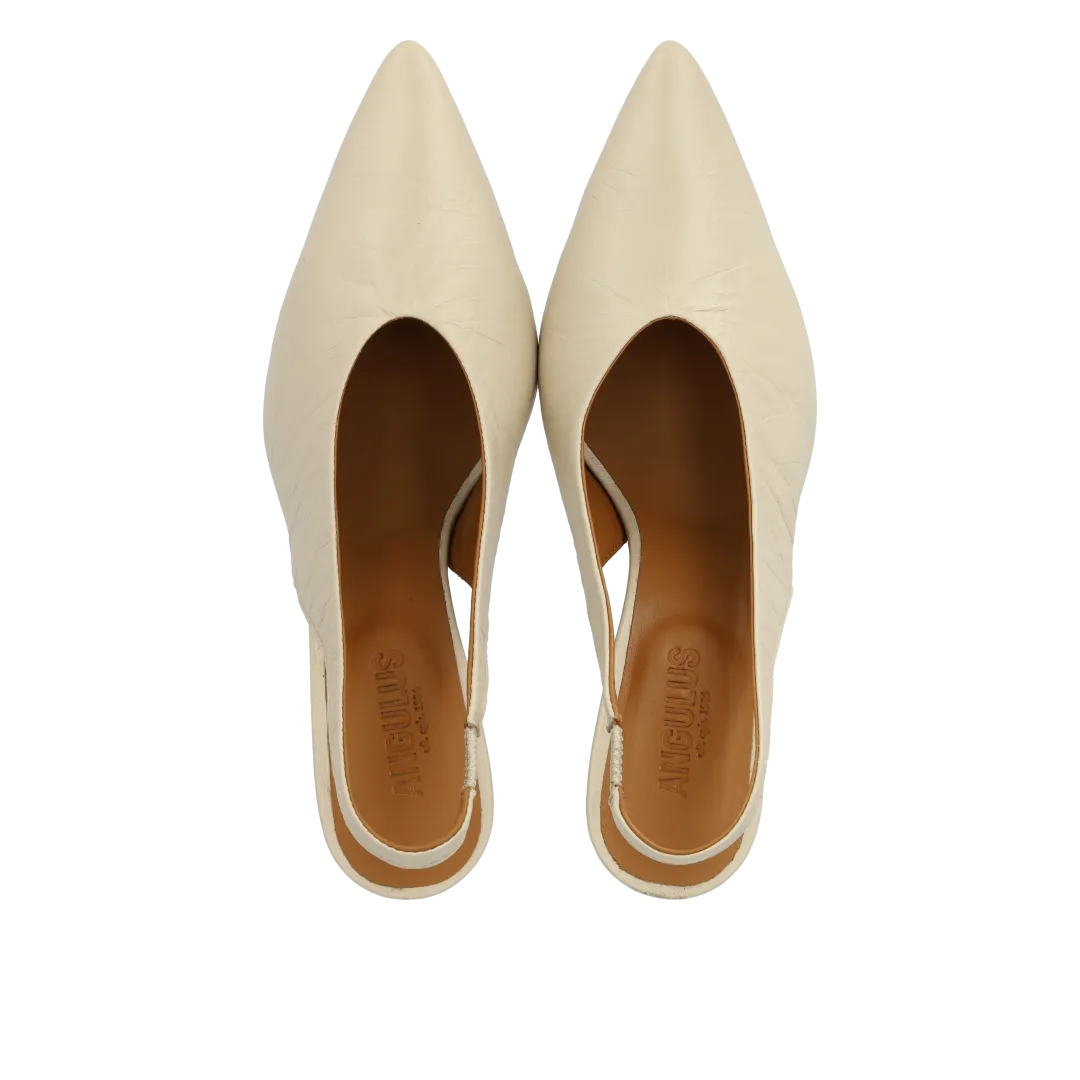 Angulus Slingback sandal damesandal spids 5 cm