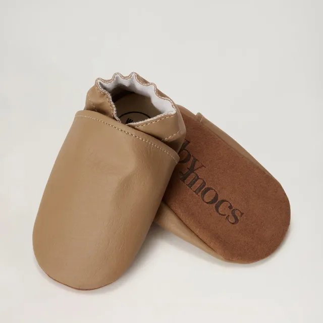 BabyMocs Barefoot Mocs mokkasiner cognac blød