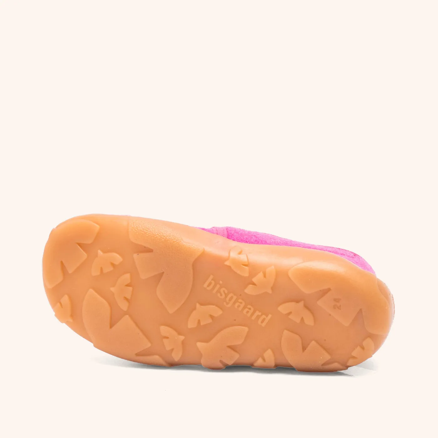 Bisgaard Maddy hjemmesko pink uld ballerina