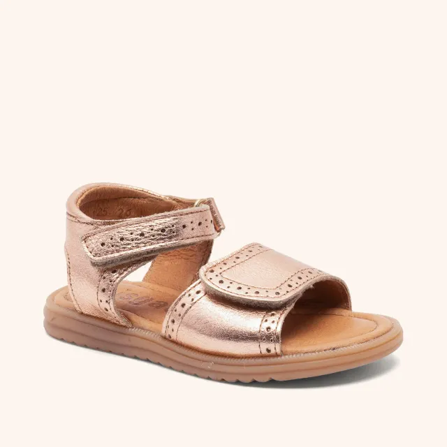 Bisgaard Andrea sandal rose gold læder
