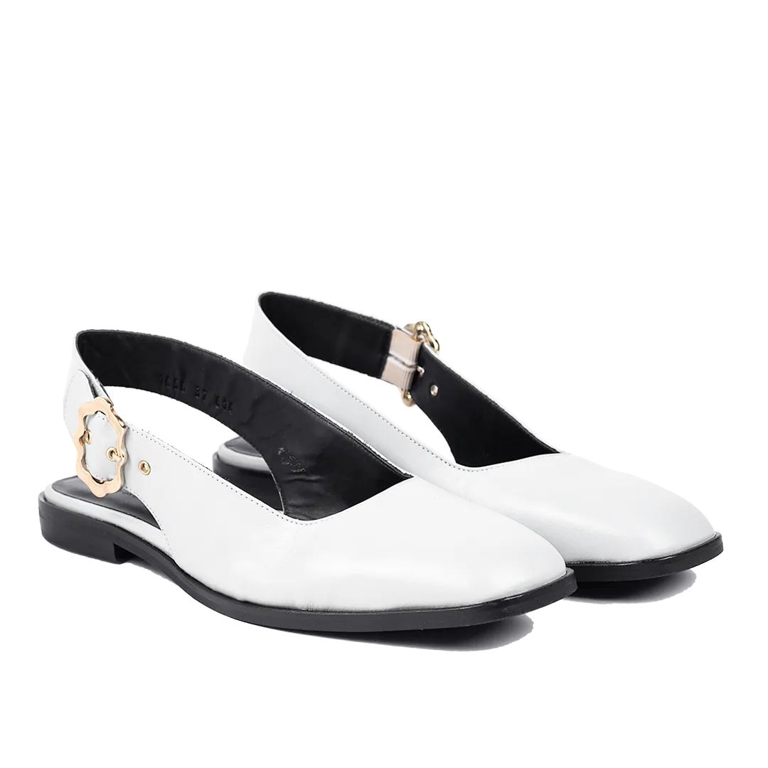 Angulus Slingback Ballerina ballerina guldspænde