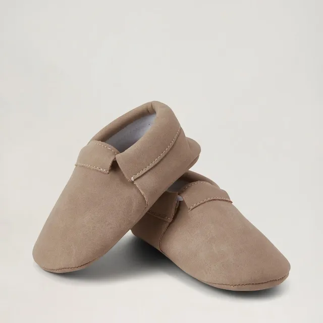 BabyMocs Casual Mocs mokkasiner greige blød sål