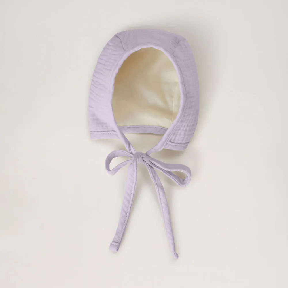 BabyMocs Muslin Bonnet babyhue økologisk 0-6 mdr