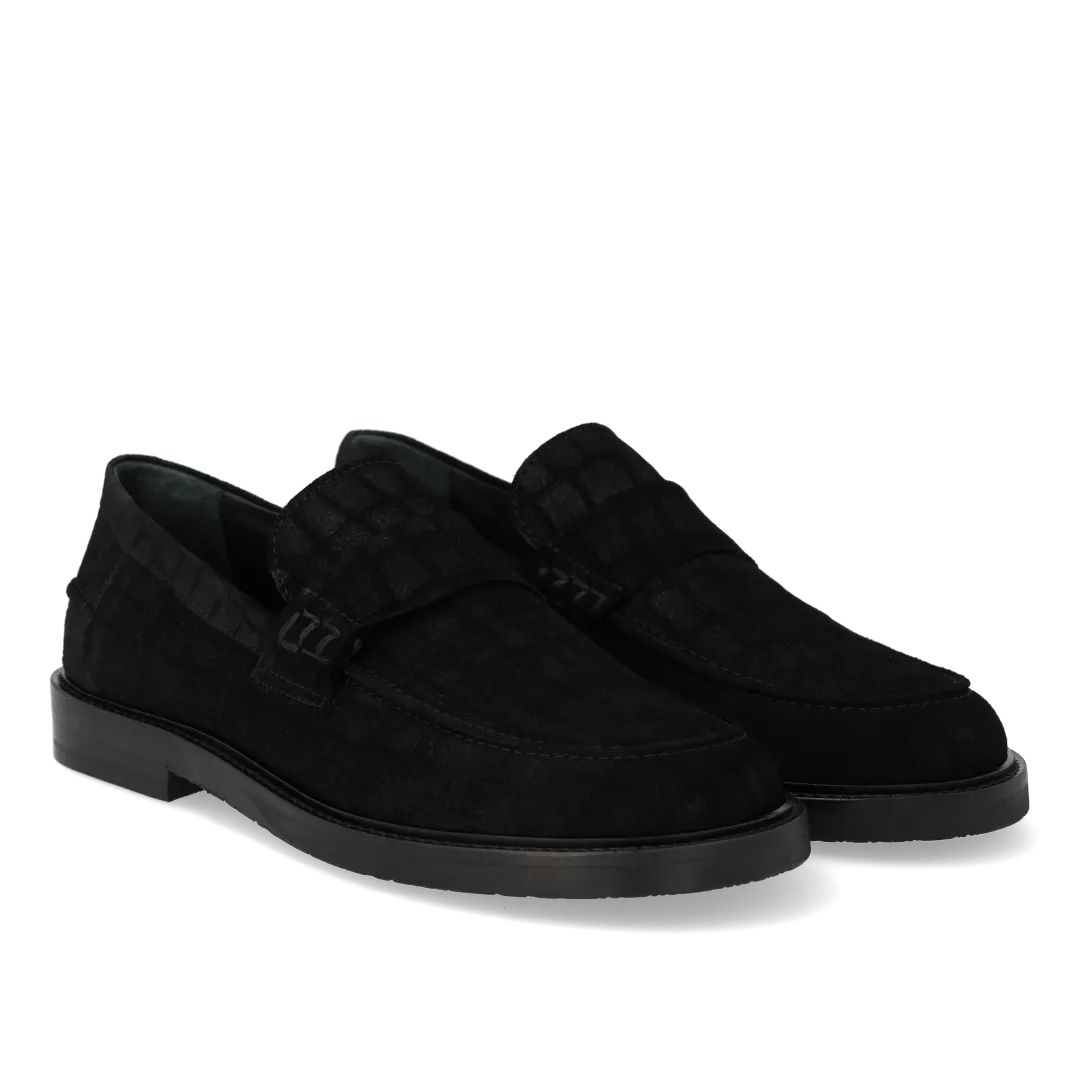 Angulus Penny loafer bred pasform lædersko