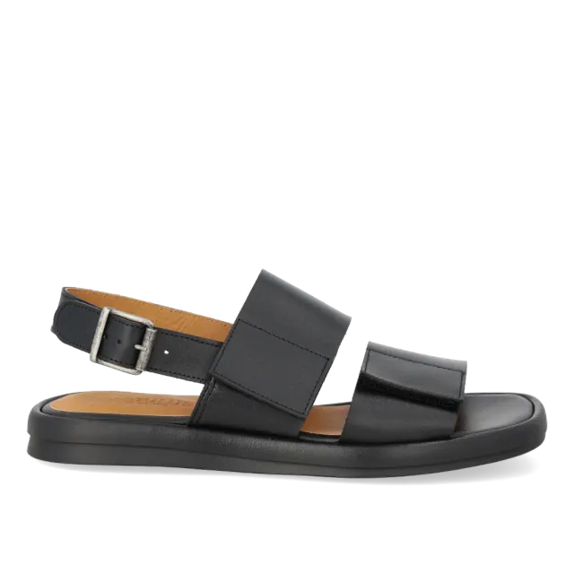 Angulus Sandal velcro lædersandal til dame