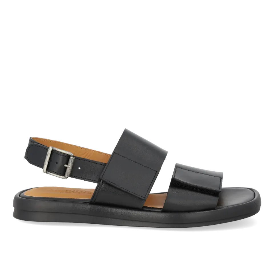 Angulus Sandal velcro lædersandal til dame