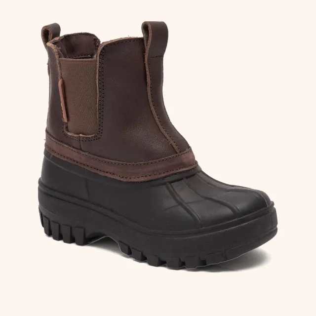 Bisgaard Blake vinterstøvle dark brown uld
