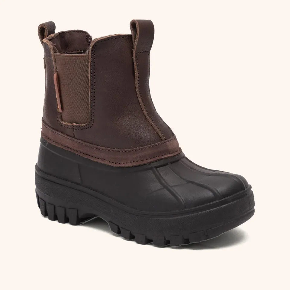 Bisgaard Blake vinterstøvle dark brown uld