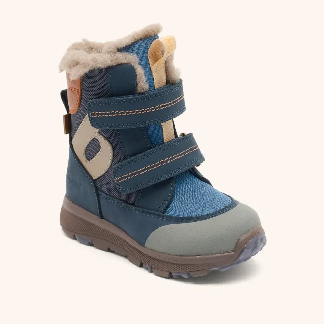 Bisgaard Spencer Tex vinterstøvle navy med uldfoer