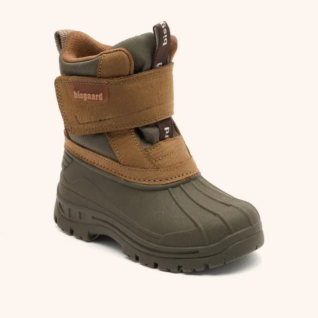 Bisgaard Pixie vinterstøvle khaki uld