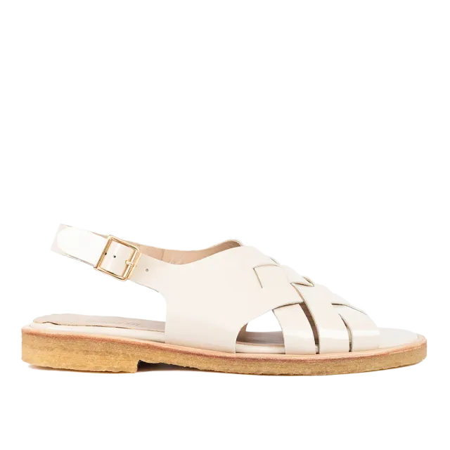 Angulus fletsandal damesandal læder elastik