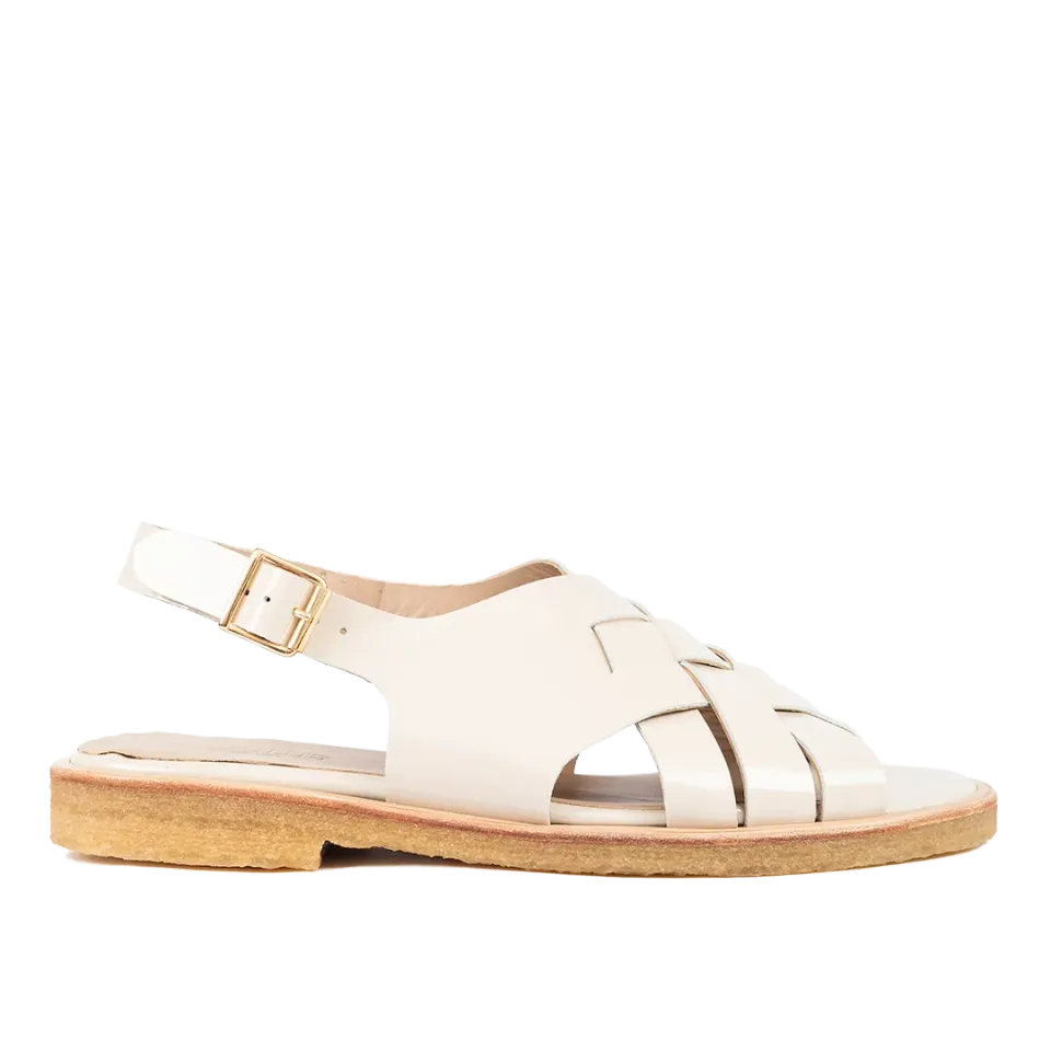 Angulus fletsandal damesandal læder elastik