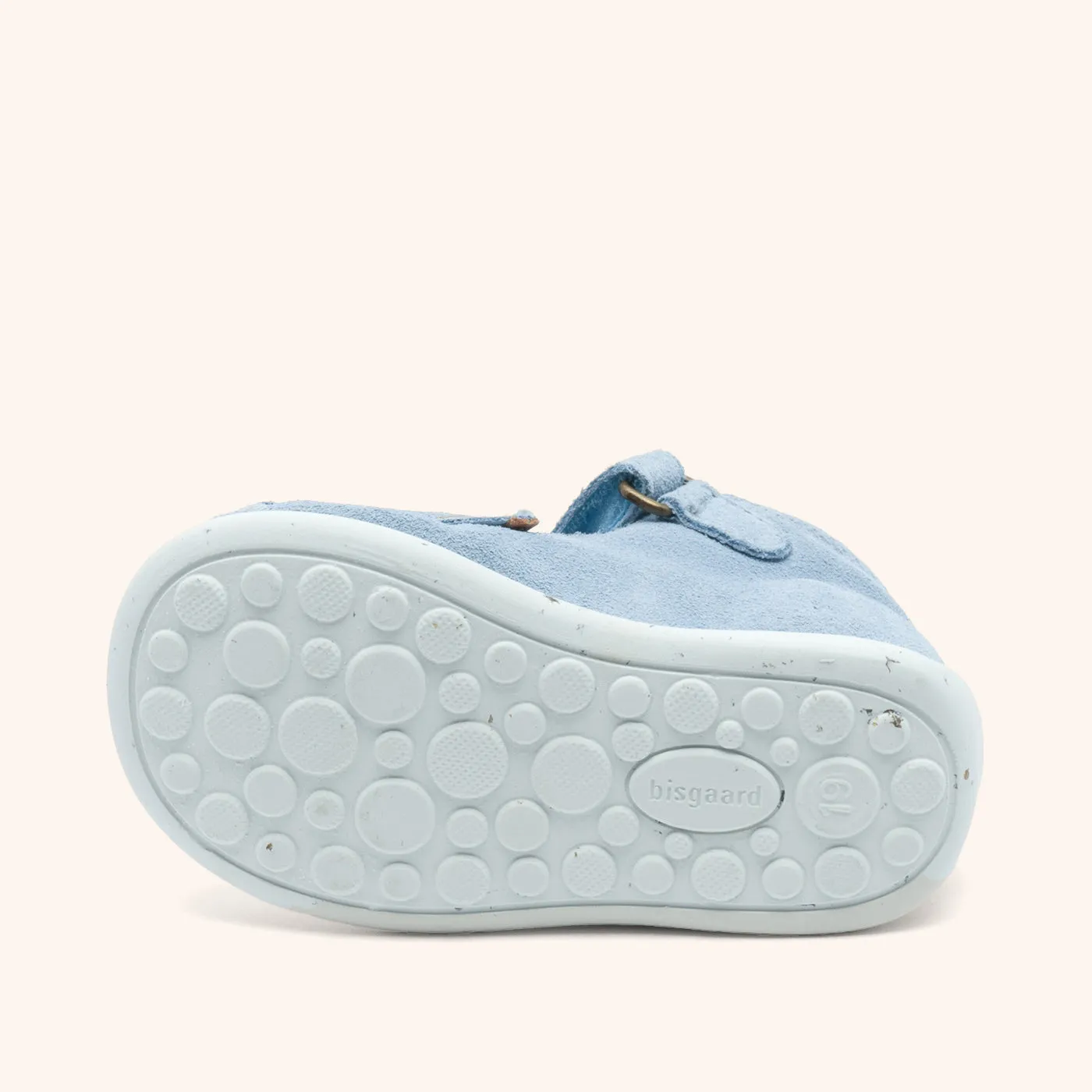Bisgaard Pil begyndersandal baby blue blød lædersandal