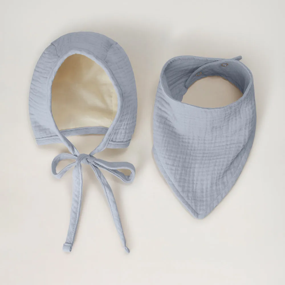 BabyMocs Muslin Bonnet babyhue økologisk 0-6 mdr