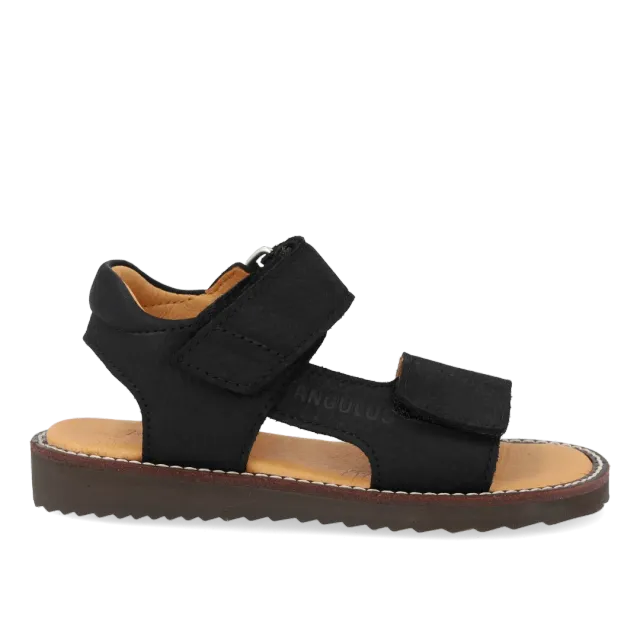 Angulus Sandal åben tå børnesandal 26-31 nubuck
