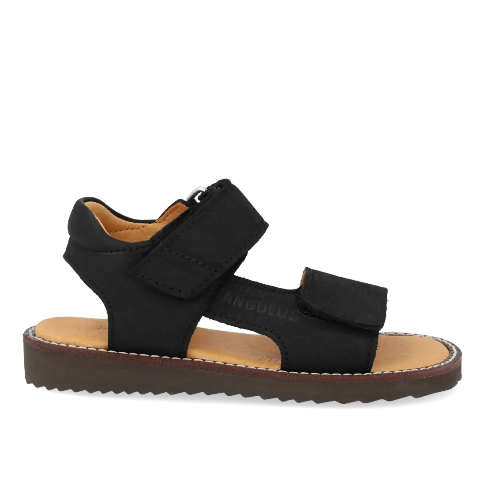 Angulus Sandal åben tå børnesandal 26-31 nubuck