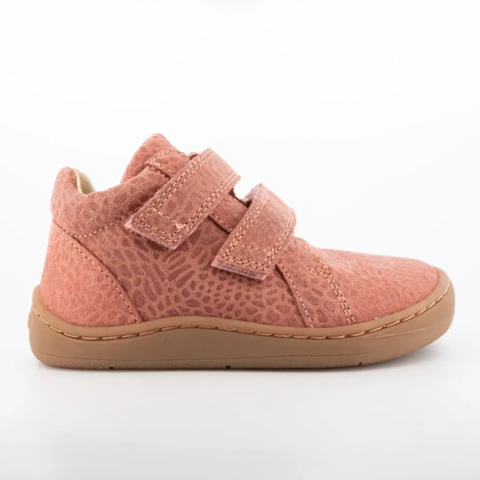 Gogsig Leo barfodssko pink shimmer hverdag
