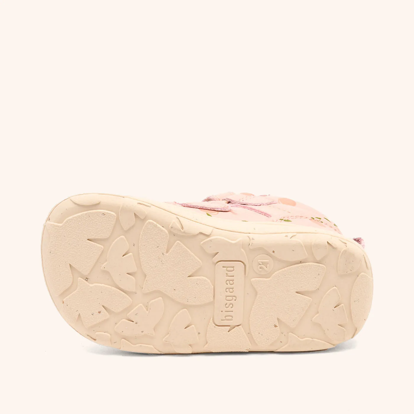 Bisgaard Becky barfodssneaker peach læder
