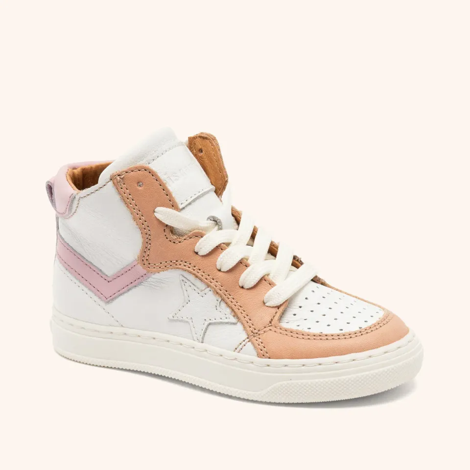 Bisgaard Isak sneaker white rose snøre