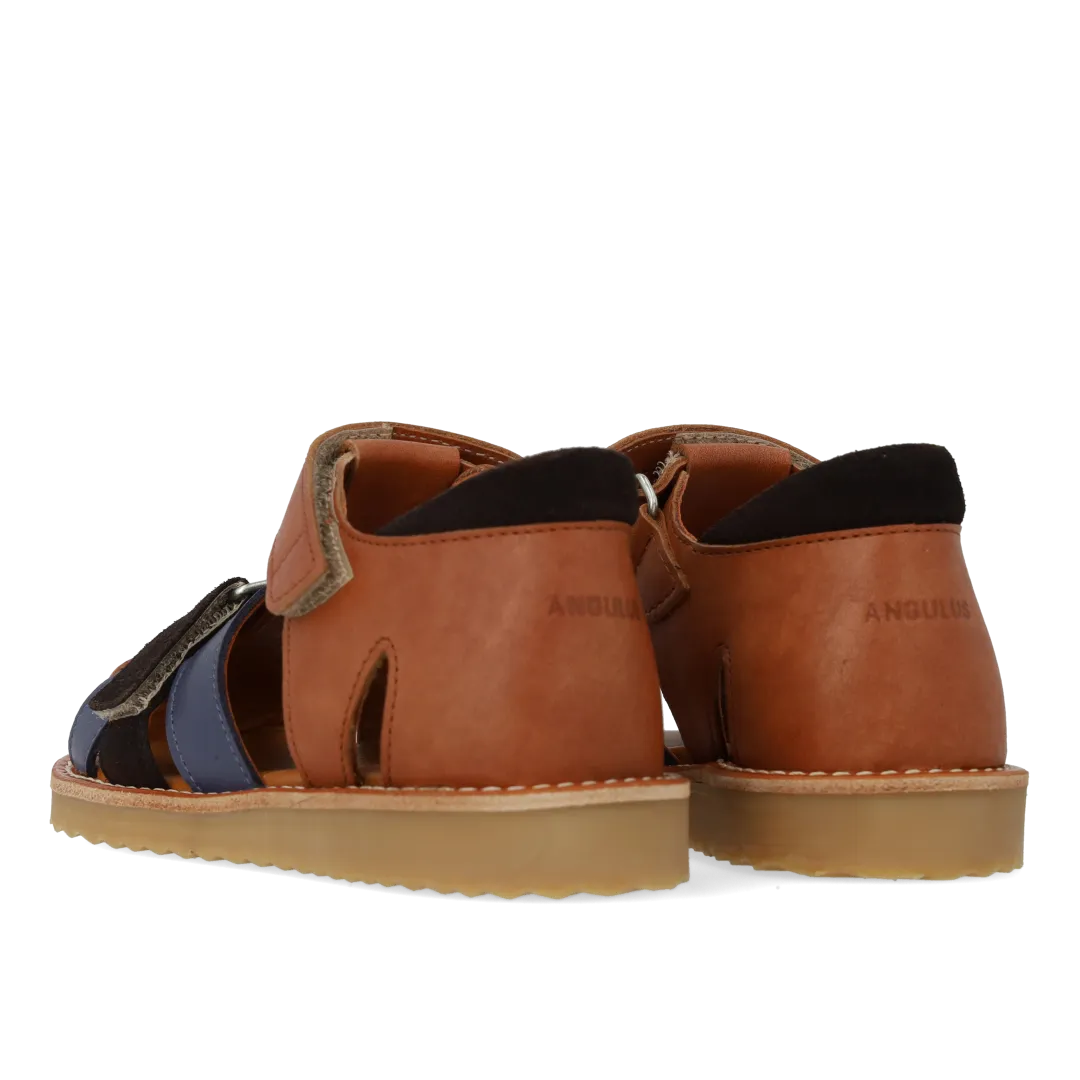Angulus Colour Block Lædersandal børnesandal