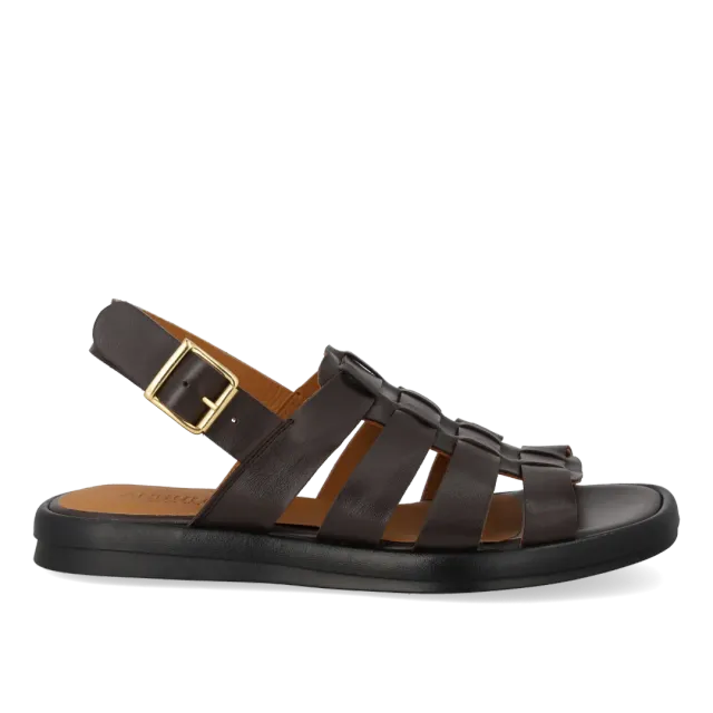 Angulus Gladiator remsandal dame læder ankelrem