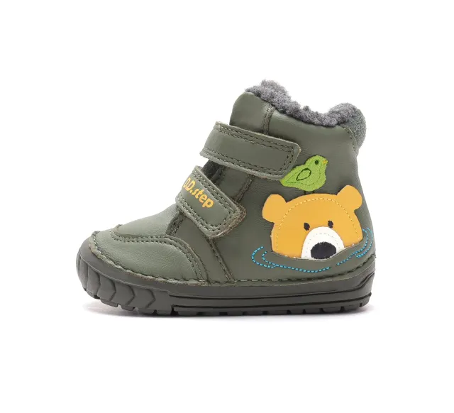 DD Step W029-62556B vinterstøvler dreng foret