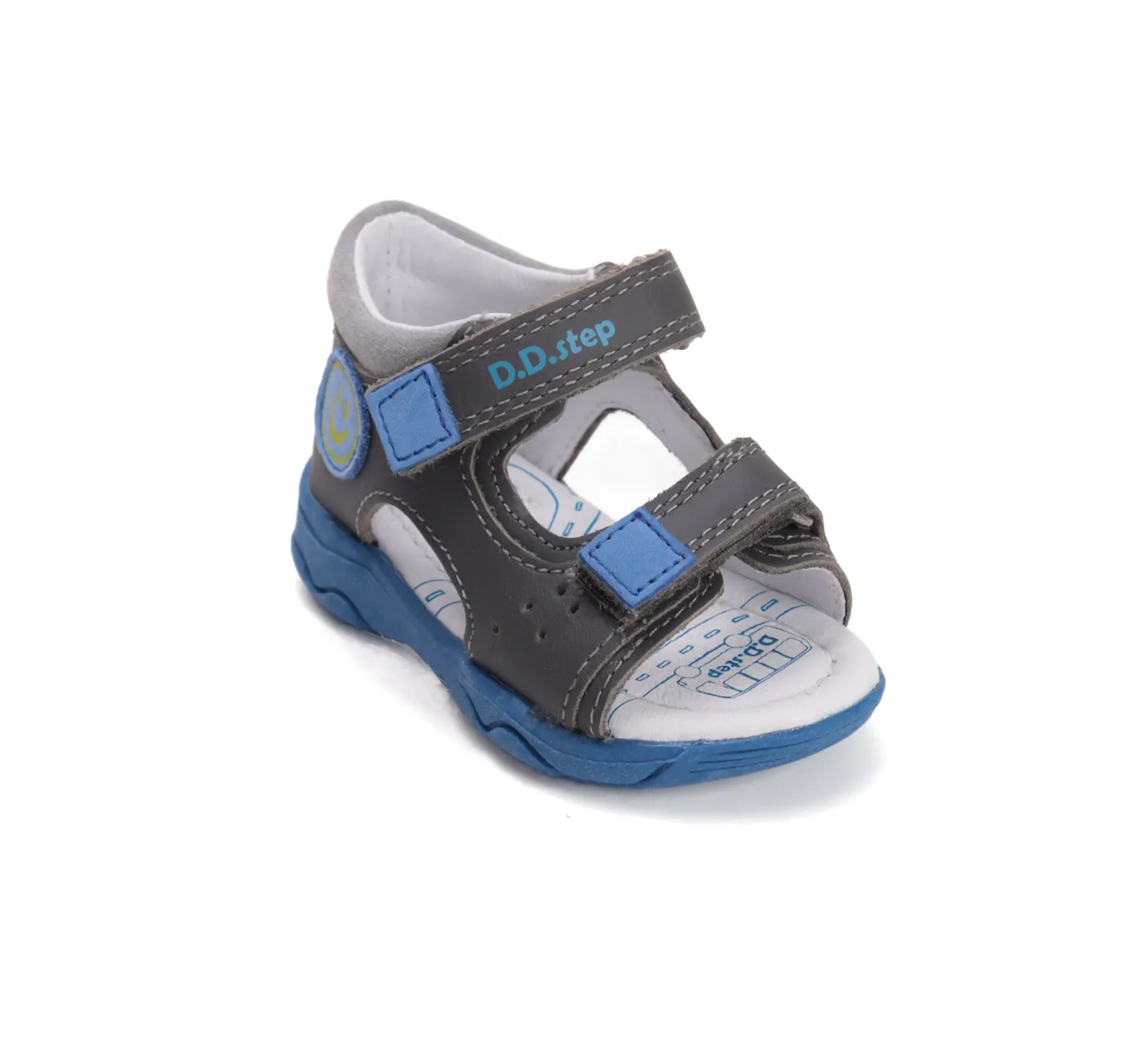 DD Step G064-61554A sandal dreng bred fod