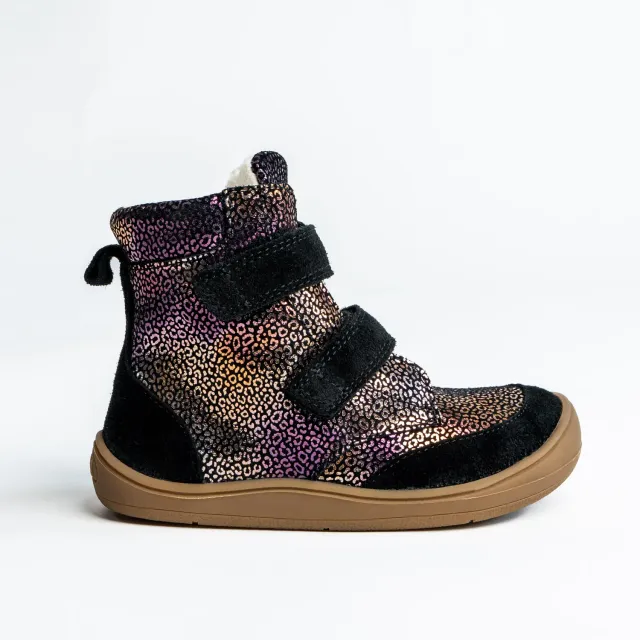 Gogsig Theo Rainbow Glitter barfodsvinterstøvle